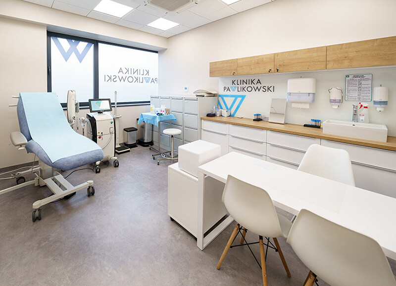 Wnętrze Kliniki Pawlikowski